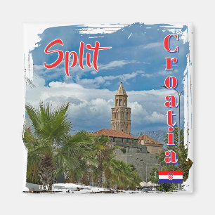 Split stad in Kroatië, reizen Magneet