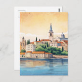 Split stad Kroatië Briefkaart (Voorkant / Achterkant)