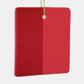 Split textuur rood vakantie Ornament – (Rechts)