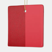 Split textuur rood vakantie Ornament – (Links)