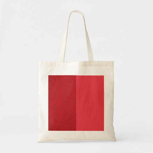 Split Tomaat Rood Custom Canvas tas (Voorkant)