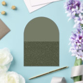 Split-Tone Moss Arch Acryl Uitnodiging (Custom) Acryl Uitnodigingen (Insitu (Huwelijk))