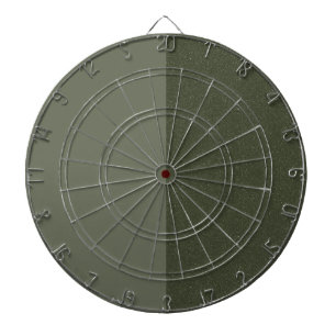 Split-Tone Moss Green Dartboard (Textured & Matte) Dartbord