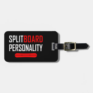 Splitbordpersonaliteit Bagagelabel