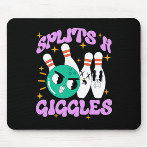 Splits in Giggles Funny Bowling Team Bowler Sports Muismat