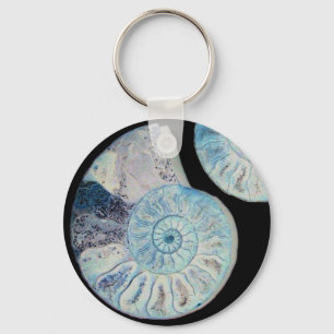 Splitsen Ammonite Keyring Sleutelhanger