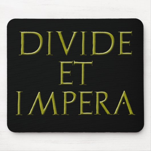 Splitsen Et Impera Mousepad Muismat (Voorkant)