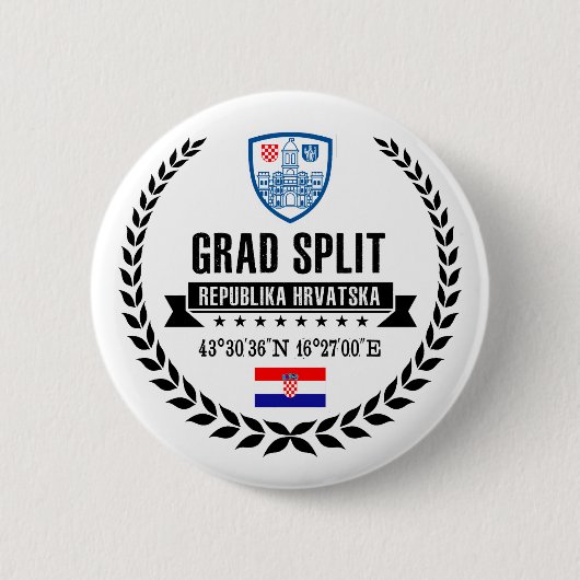 Splitsen Ronde Button 5,7 Cm (Voorkant)