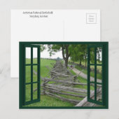 Splitsen van het Briefkaart Schilderachtig rails (Voorkant / Achterkant)