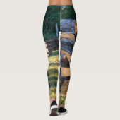 Splitsen van spoorstaafkop leggings (Achterkant)