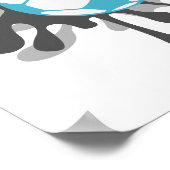 Splitsen van voetbal poster (Hoek)