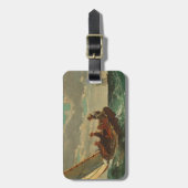 Splitsing (Fair Wind) 1873-76 Bagagelabel (Voorkant verticaal)