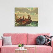 Splitsing (Fair Wind) 1873-76 Canvas Afdruk (Insitu (Woonkamer))