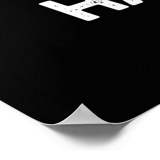 Splitsing gebeurt Funny Bowling Pun Dark BG Poster (Hoek)