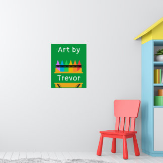 Splitst Crayon Box Speciaal Kinder Poster