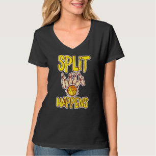 Splitst gebeurt bij Bowling Bowling Pins Bowling K T-shirt