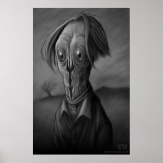 Splitst gezicht poster