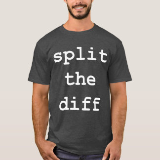 Splitst het Diff T-shirt