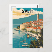 Splitst Kroatië Briefkaart (Voorkant / Achterkant)