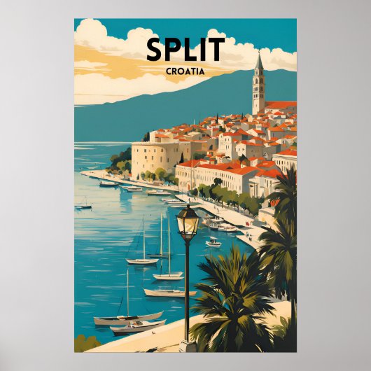 Splitst Kroatië Poster (Voorkant)