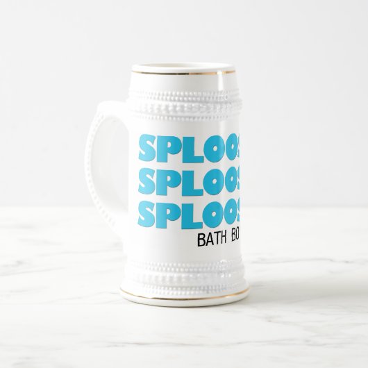 Splooshy Splooshy Beer Mok (Voorkant links)