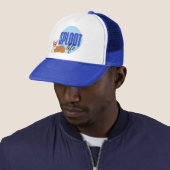 Splot Life Corgi Chien Funny Blue Casquette (En situation)