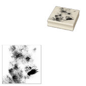 Splotches Hout Art Stamp Rubberstempel (Gestempeld)