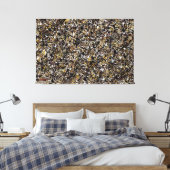 SPLT_002, Actie Splatter Schilderen Canvas Afdruk (Insitu (Slaapkamer))