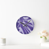 SPNP_8" Arrondi Acrylique Horloge murale (Maison)