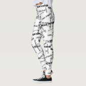SPNP_ Text printed leggings (Gauche)