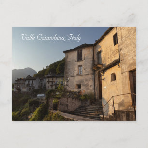 Spoccia Sunset, Valle Cannobina, Italië Briefkaart