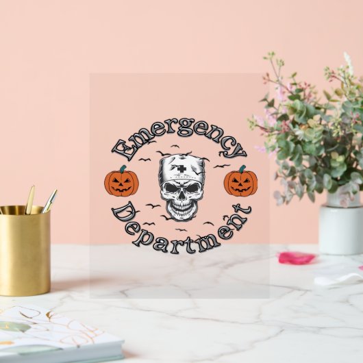 Spoedeisende hulp Afdeling Kamer Er Verpleegkundig Acryl Bord (Huwelijk)