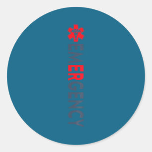 Spoedeisende hulp afdeling verpleegster SEH-verple Ronde Sticker