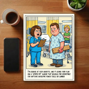 Spoedeisende Hulp Avonturen Cartoon Briefkaart