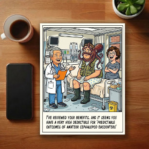 Spoedeisende Hulp Avonturen Cartoon Briefkaart