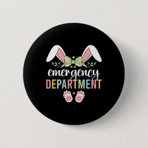 Spoedeisende Hulp Bunny Eerste Hulp Verpleegster Ronde Button 5,7 Cm
