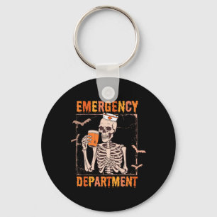 Spoedeisende hulp Halloween Nurse Emergency Room Sleutelhanger