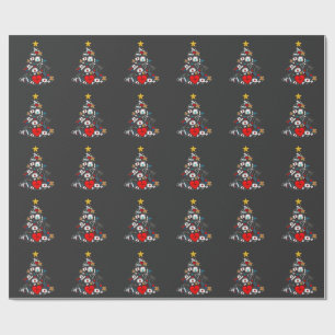 Spoedeisende Hulp Kerstboom Verpleegster Cadeaupapier
