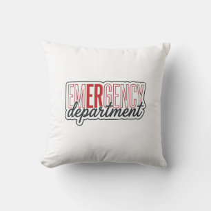 Spoedeisende Hulp Typografie T-shirt ontwerp_1 Kussen