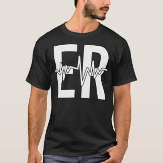 Spoedeisende hulp Verpleegkundige Front Back Emerg T-shirt