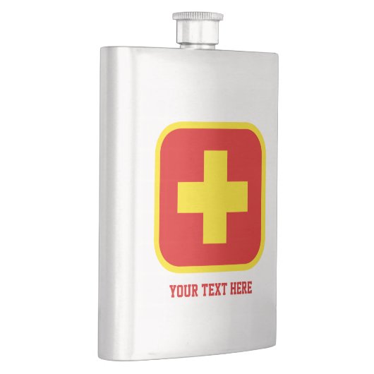 Spoedfles met aangepaste Drink Heupfles (Rechts)