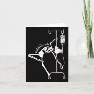 Spoedkamer Verpleegster Rn Funny Icu Skeleton Nurs Kaart
