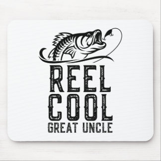 Spoel Cool Geweldige Oom Vissen Visser Grappig Ret Muismat