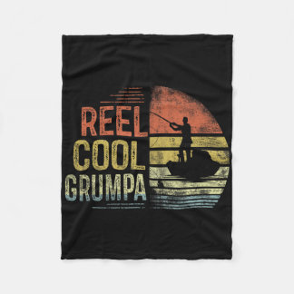 Spoel Cool Grumpa Visgeschenken Grumpa Verjaardag Fleece Deken