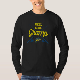 Spoel Cool Opa Vissen Visser Humor Opa T-shirt
