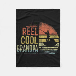 Spoel Cool Opa Visserij Cadeaus Opa Verjaardag V Fleece Deken
