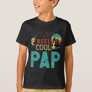 Spoel Cool Pap Visvangst Vaderdag Cadeau Voor Viss T-shirt