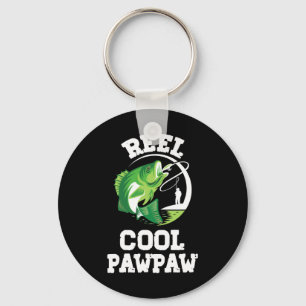 Spoel Cool Paw-paw Vissen Visser Grappig Retro Pa Sleutelhanger
