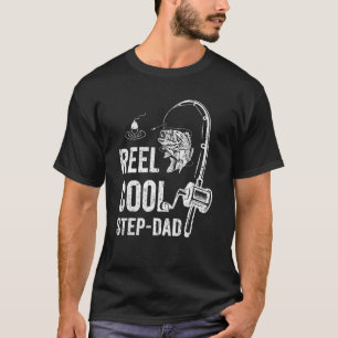 Spoel Cool Stiefvader Vissen Vaderdag T-shirt