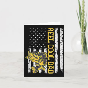 Spoel Coole Papa Vissen Vaderdag Cadeau 4 juli Kaart